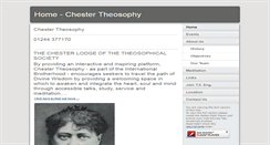 Desktop Screenshot of chestertheosophy.org