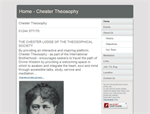 Tablet Screenshot of chestertheosophy.org
